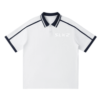 Unisex Contrast Piping Polo Shirt - SLEEKZ