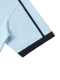 Unisex Contrast Piping Polo Shirt - SLEEKZ