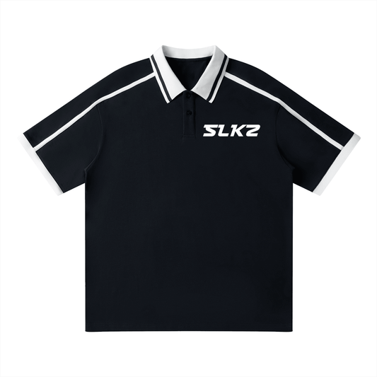 Unisex Contrast Piping Polo Shirt - SLEEKZ