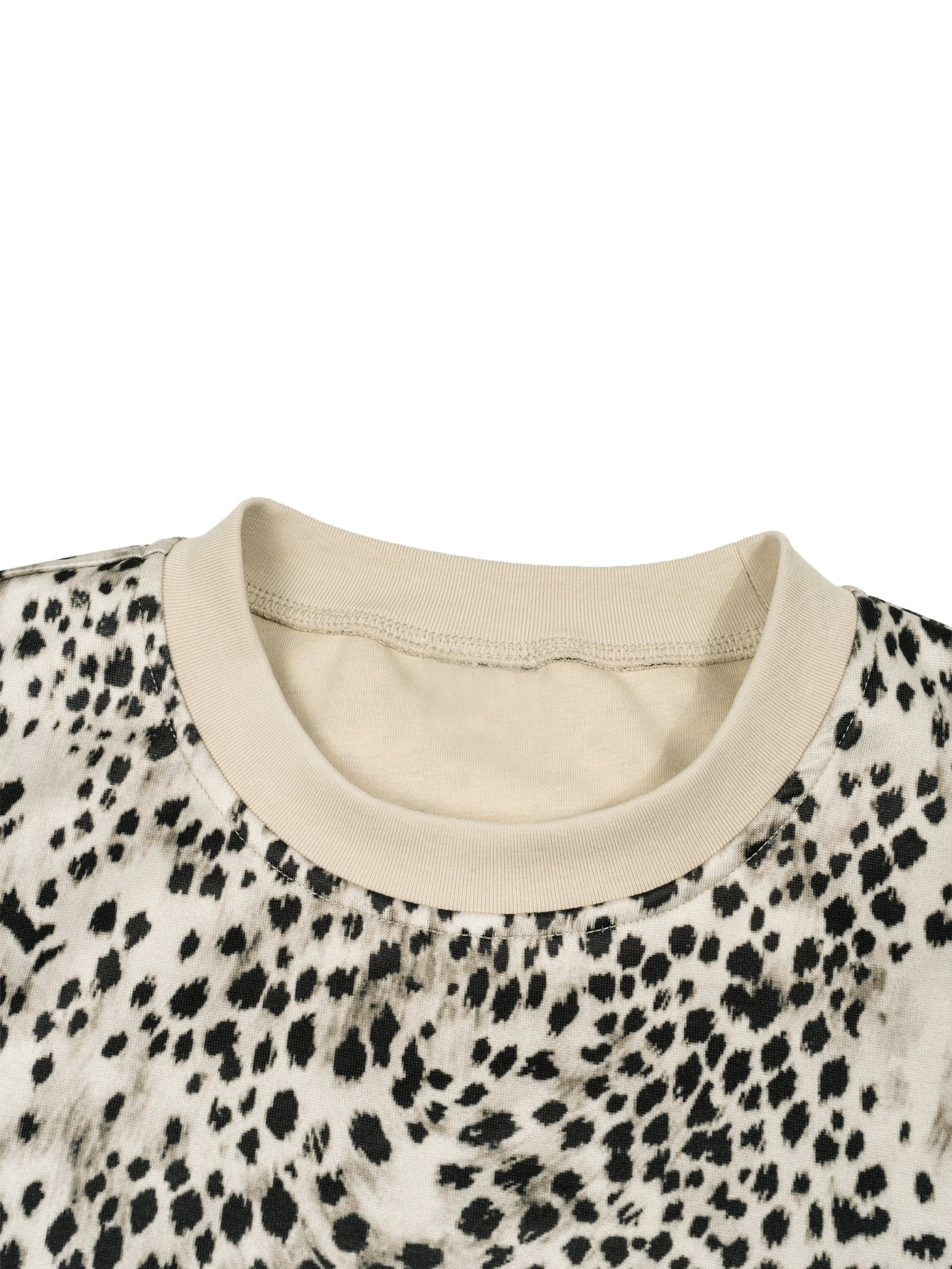 Unisex Leopard Print Boxy T-Shirt - SLEEKZ
