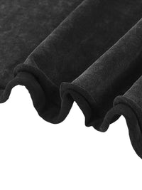Unisex Mineral Wash Raw Edge T-Shirt - SLEEKZ