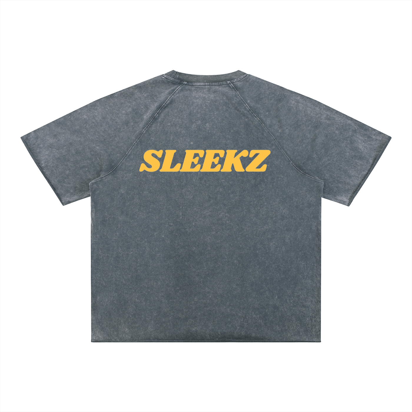 Unisex Mineral Wash Raw Edge T-Shirt - SLEEKZ