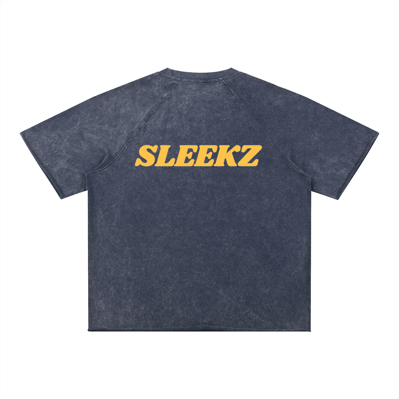 Unisex Mineral Wash Raw Edge T-Shirt - SLEEKZ