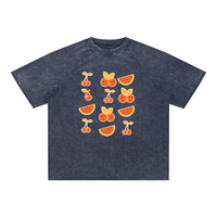 Unisex Mineral Wash Raw Edge T-Shirt - SLEEKZ