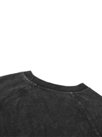 Unisex Mineral Wash Raw Edge T-Shirt - SLEEKZ