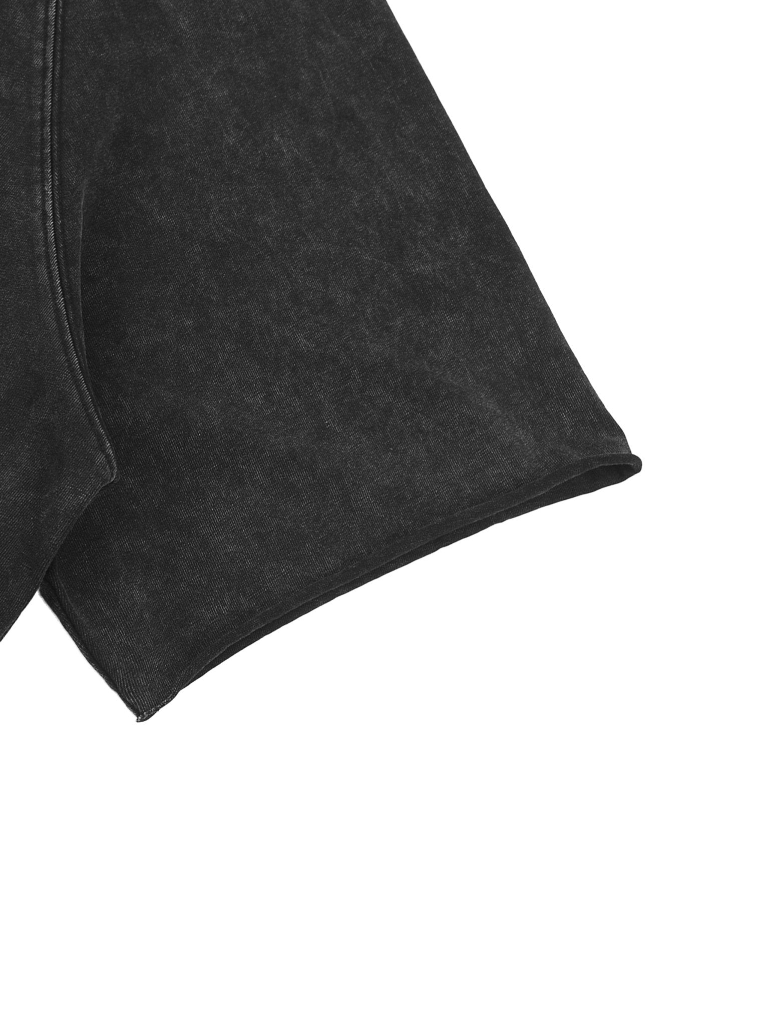 Unisex Mineral Wash Raw Edge T-Shirt - SLEEKZ