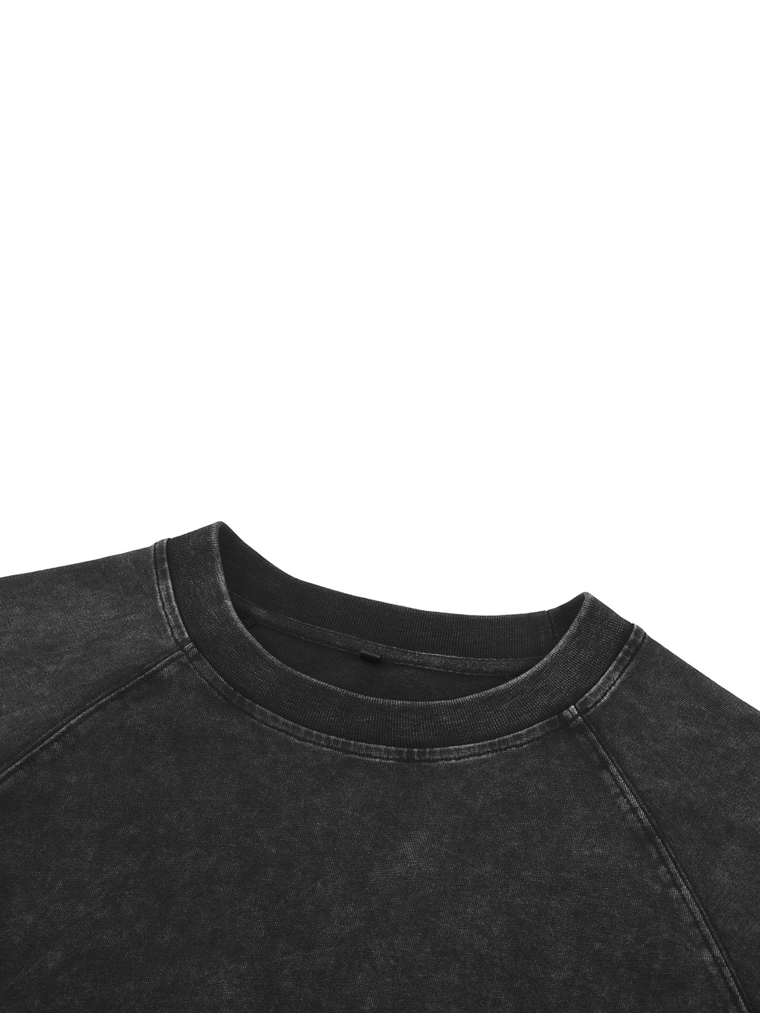 Unisex Mineral Wash Raw Edge T-Shirt - SLEEKZ