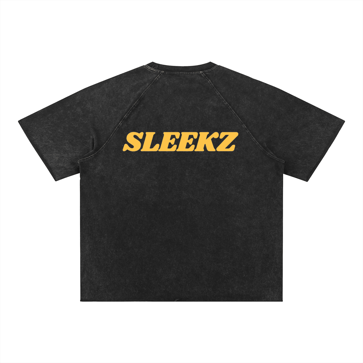 Unisex Mineral Wash Raw Edge T-Shirt - SLEEKZ