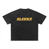 Unisex Mineral Wash Raw Edge T-Shirt - SLEEKZ