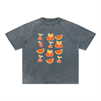 Unisex Mineral Wash Raw Edge T-Shirt - SLEEKZ