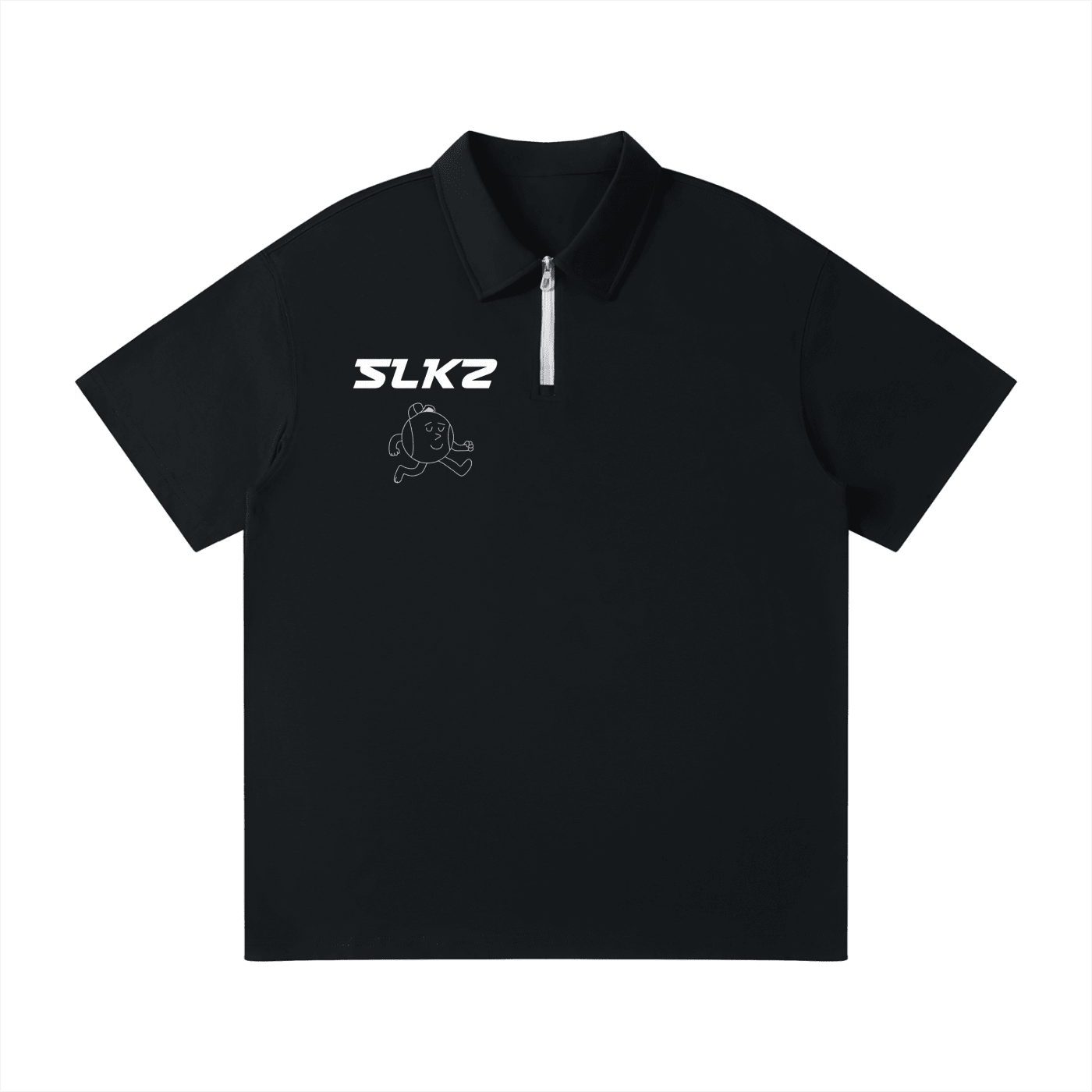 Unisex Quarter - Zip Polo Shirt 001 - SLEEKZ
