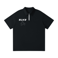 Unisex Quarter - Zip Polo Shirt 001 - SLEEKZ