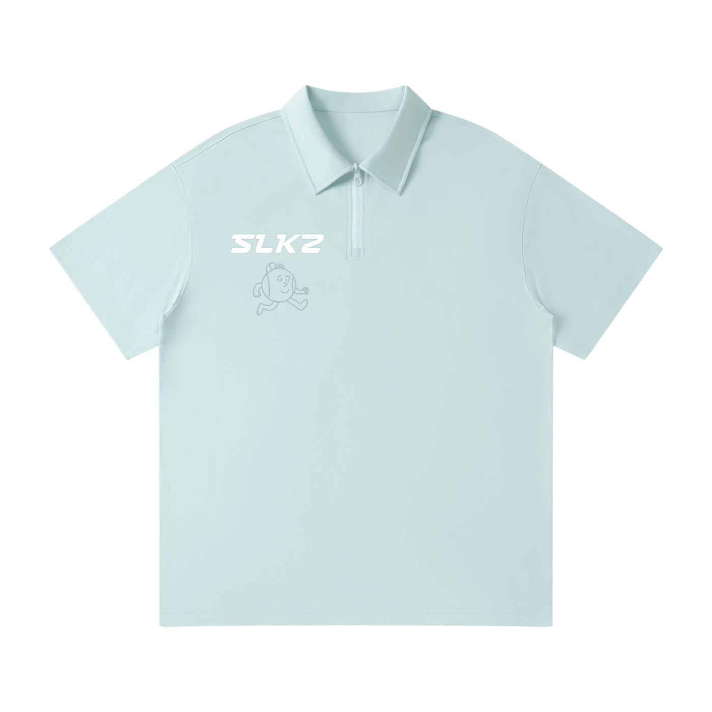Unisex Quarter - Zip Polo Shirt 001 - SLEEKZ