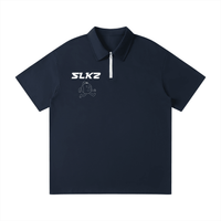 Unisex Quarter - Zip Polo Shirt 001 - SLEEKZ