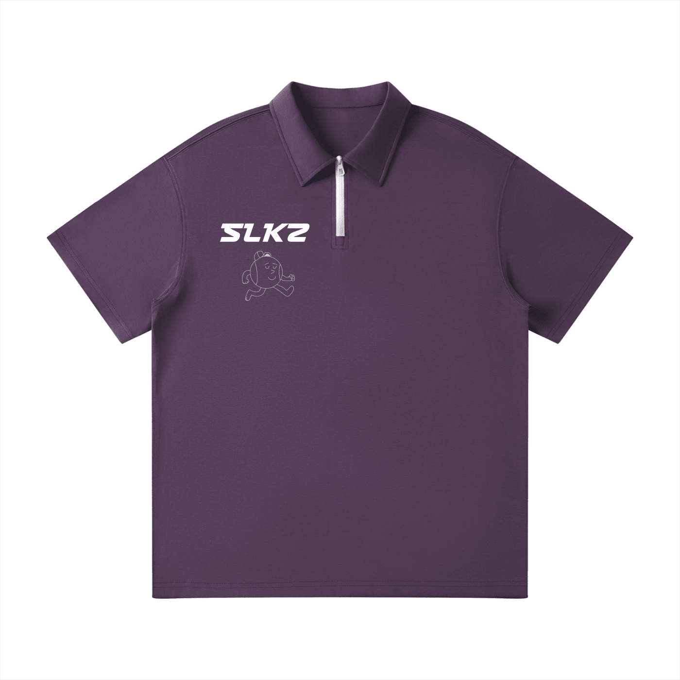 Unisex Quarter - Zip Polo Shirt 001 - SLEEKZ