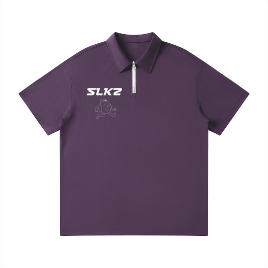 Unisex Quarter - Zip Polo Shirt 001 - SLEEKZ