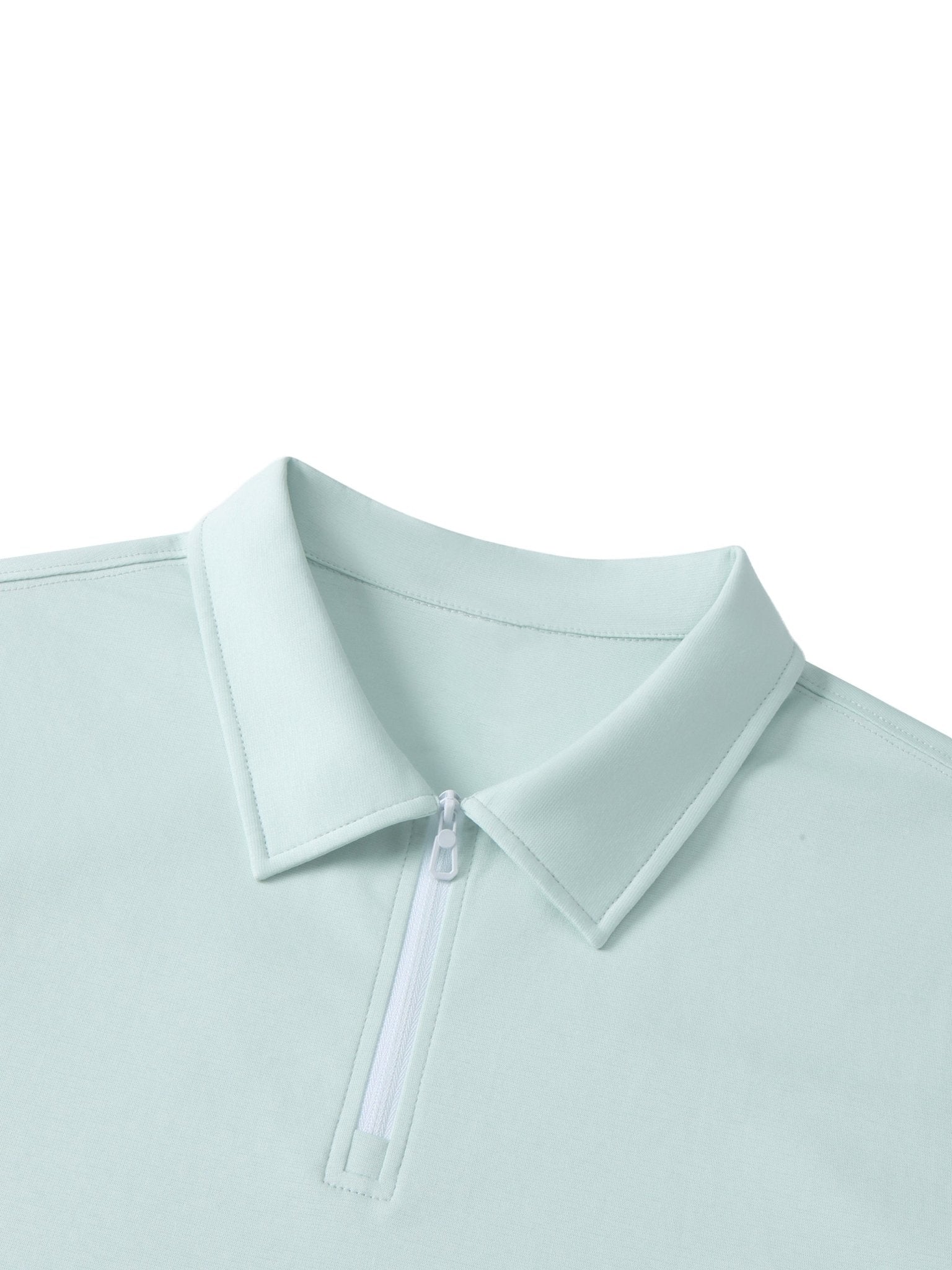 Unisex Quarter - Zip Polo Shirt 001 - SLEEKZ