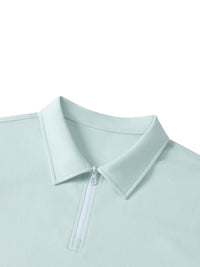 Unisex Quarter - Zip Polo Shirt 001 - SLEEKZ