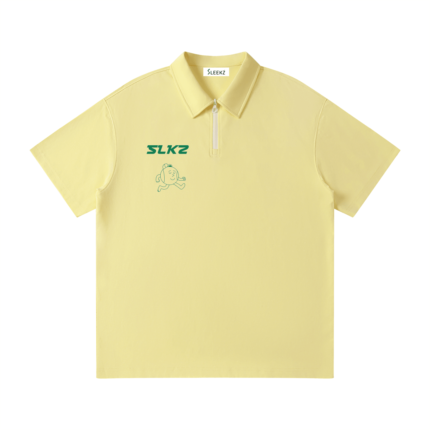 Unisex Quarter - Zip Polo Shirt 002 - SLEEKZ