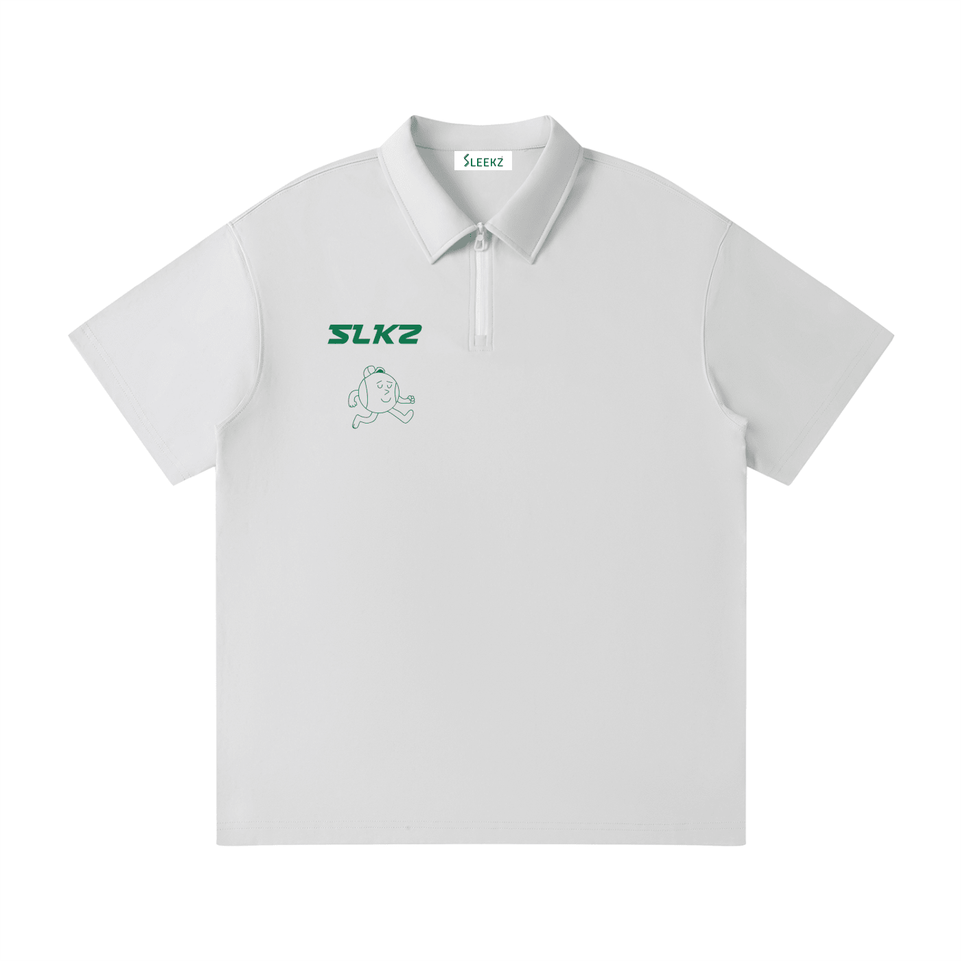 Unisex Quarter - Zip Polo Shirt 002 - SLEEKZ