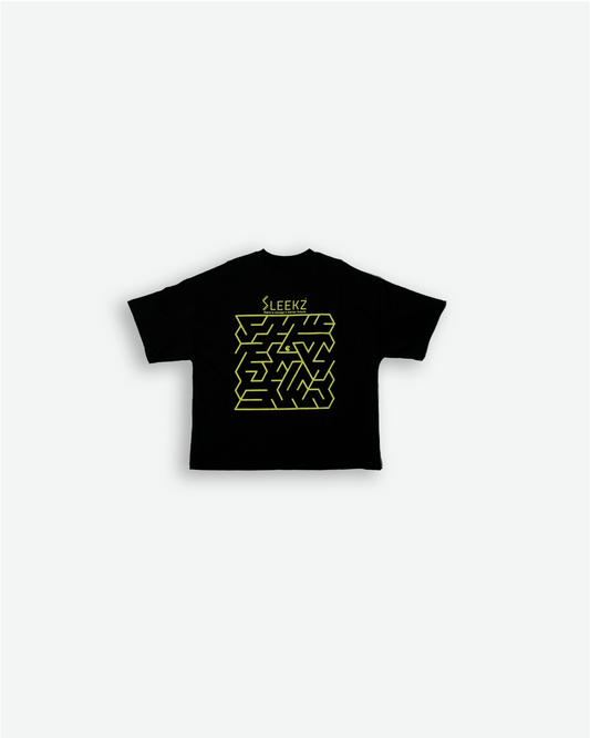 Vintage Black Oversized Boxy Tee - SLEEKZ