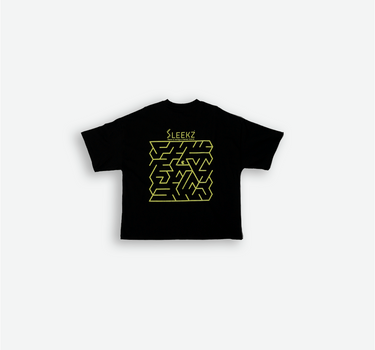 Vintage Black Oversized Boxy Tee - SLEEKZ