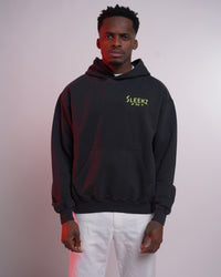 Vintage black oversized hoodie - SLEEKZ