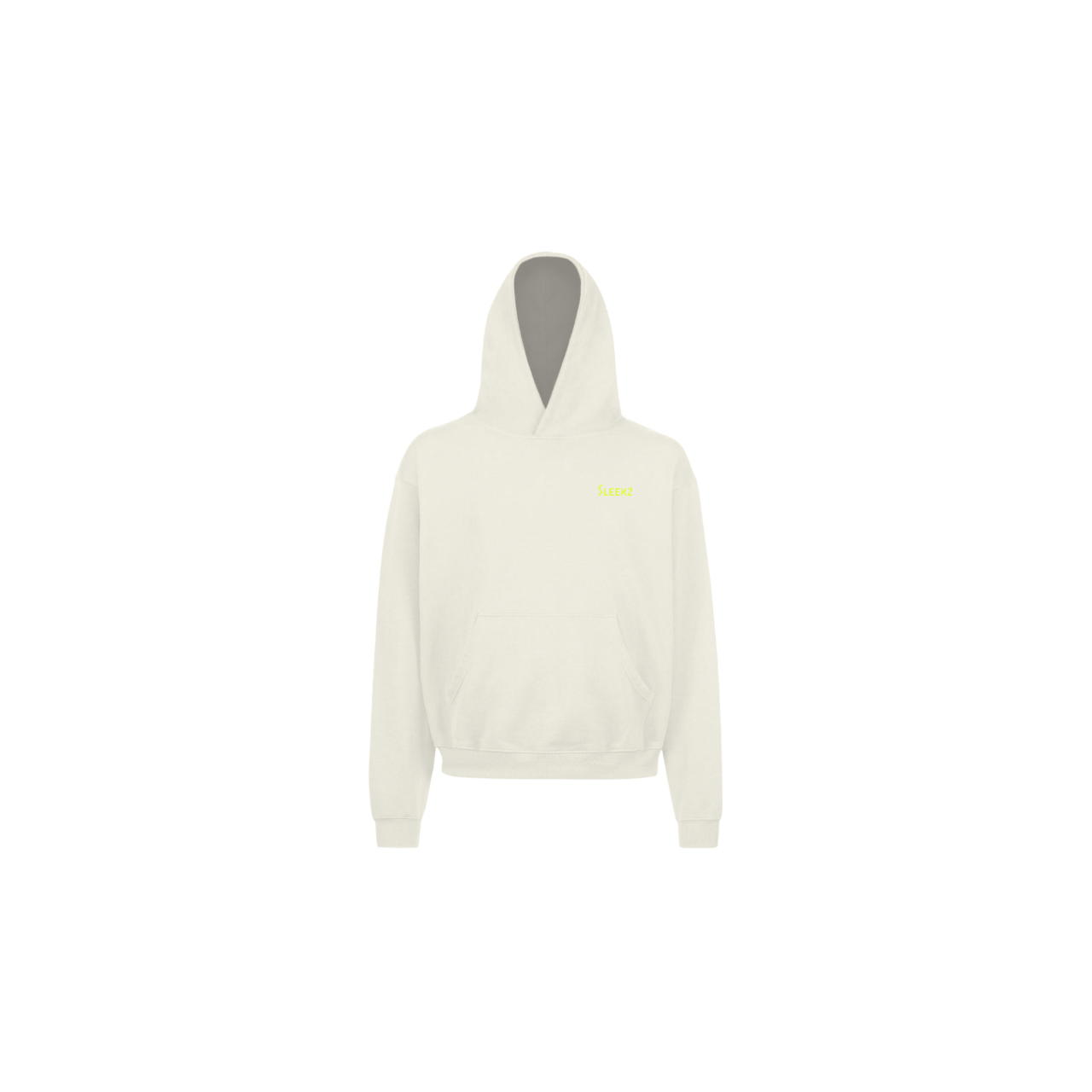 Vintage white oversized hoodie - SLEEKZ