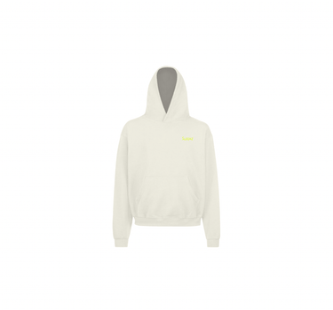 Vintage white oversized hoodie - SLEEKZ