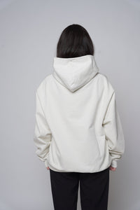 Vintage white oversized hoodie - SLEEKZ