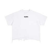 White SLEEKZ MONOSPACE Vintage Tee - SLEEKZ
