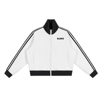 White Track Jacket - SLEEKZ