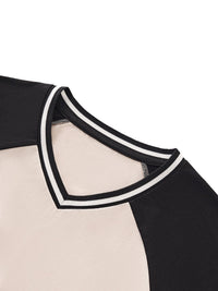 Women's Color Block Ruched T-Shirt - SLEEKZ