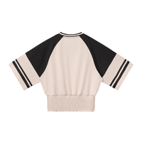 Women's Color Block Ruched T-Shirt - SLEEKZ