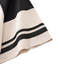 Women's Color Block Ruched T-Shirt - SLEEKZ