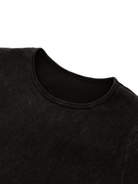 Women's Mineral Wash Crewneck Bodysuit - SLEEKZ