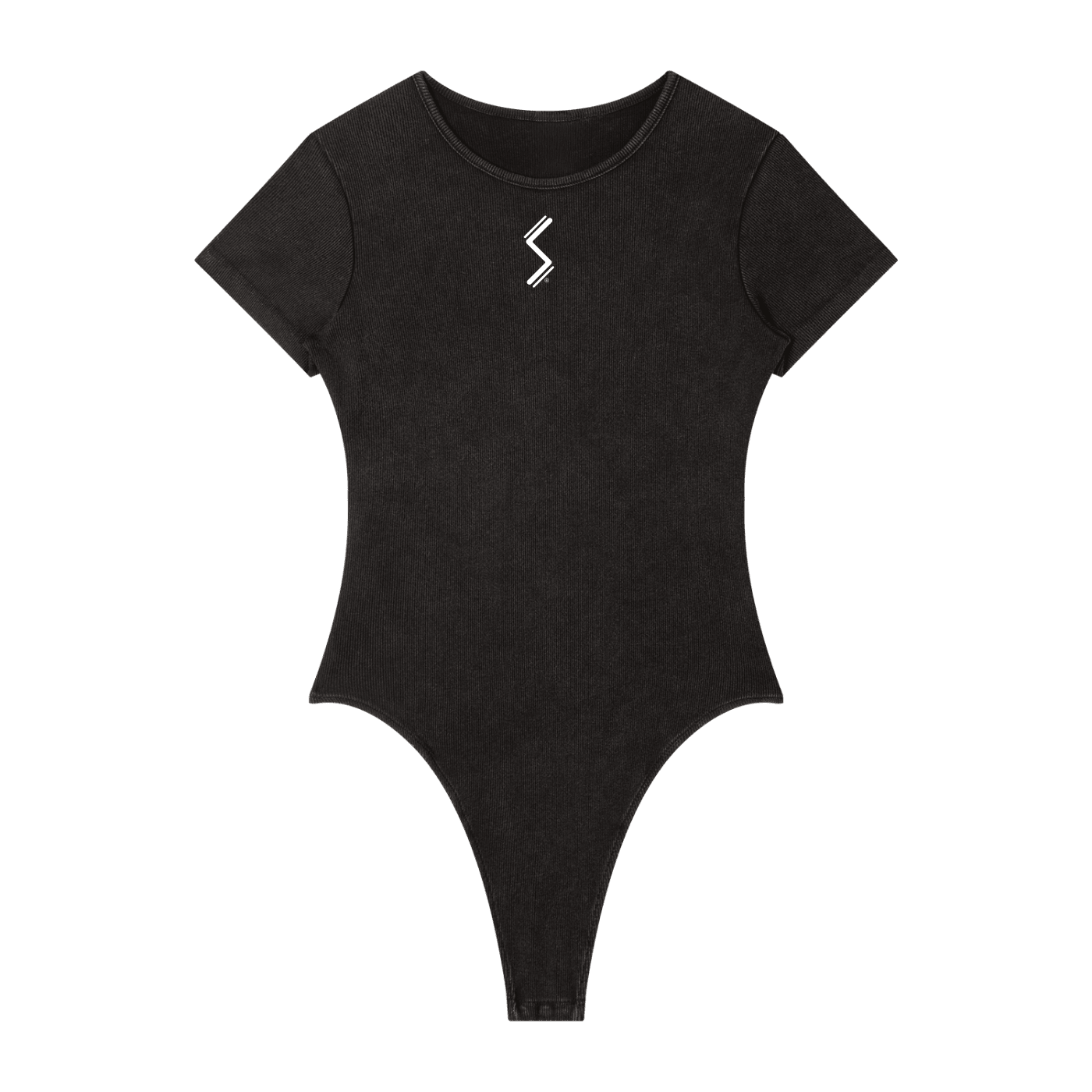 Women's Mineral Wash Crewneck Bodysuit - SLEEKZ