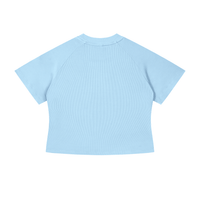 Women's Mineral Wash Crop T-Shirt - SLEEKZ