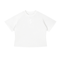 Women's Mineral Wash Crop T-Shirt - SLEEKZ