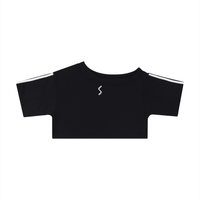 Women's Off - the - Shoulder Crop T-Shirt - SLEEKZ