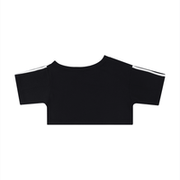 Women's Off - the - Shoulder Crop T-Shirt - SLEEKZ