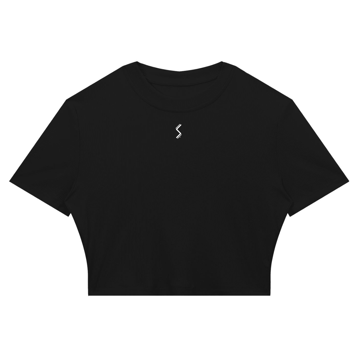 Women's Slim Ribbed Crop T-Shirt - SLEEKZ