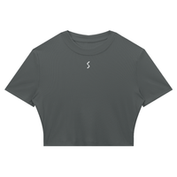 Women's Slim Ribbed Crop T-Shirt - SLEEKZ