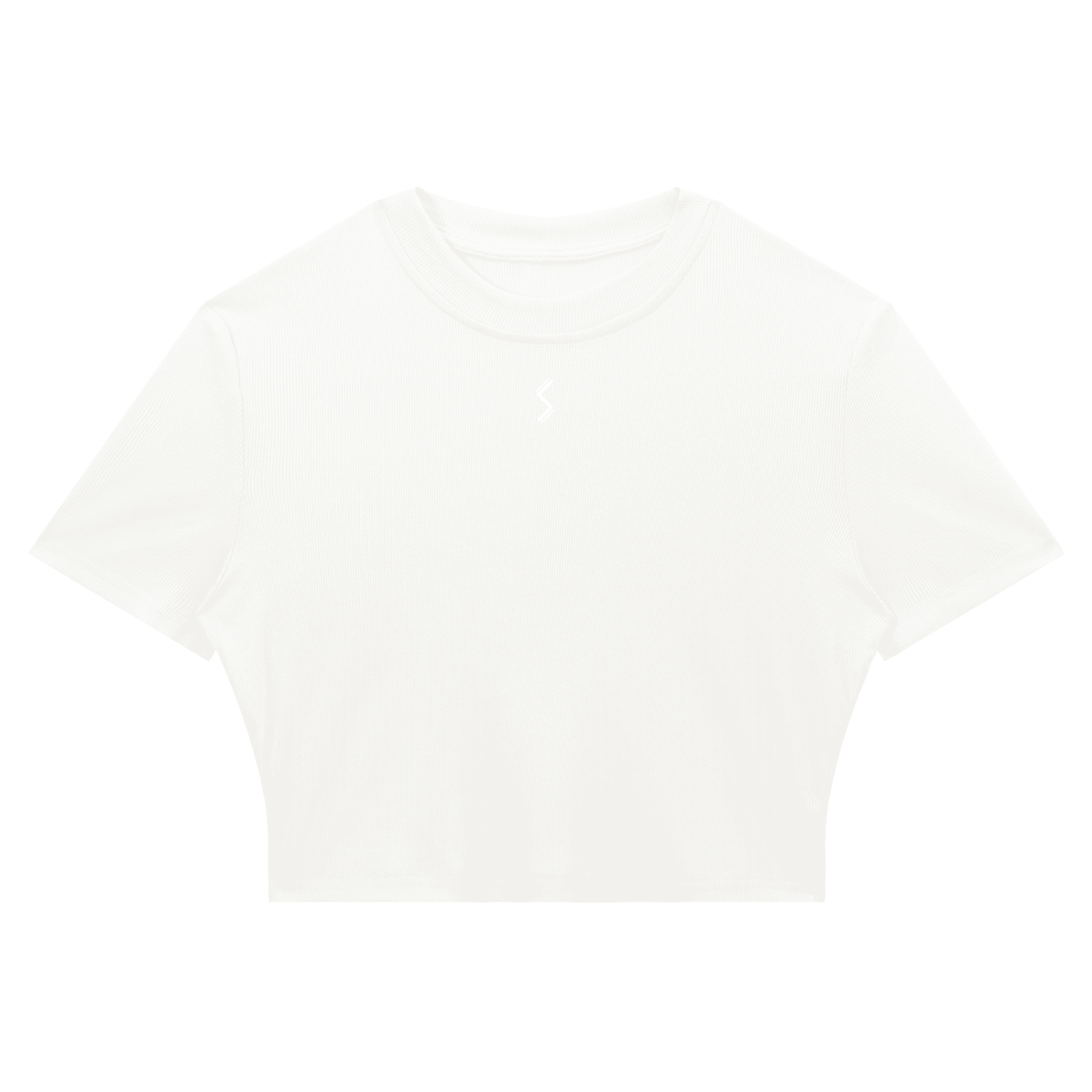 Women's Slim Ribbed Crop T-Shirt - SLEEKZ