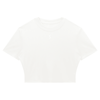 Women's Slim Ribbed Crop T-Shirt - SLEEKZ