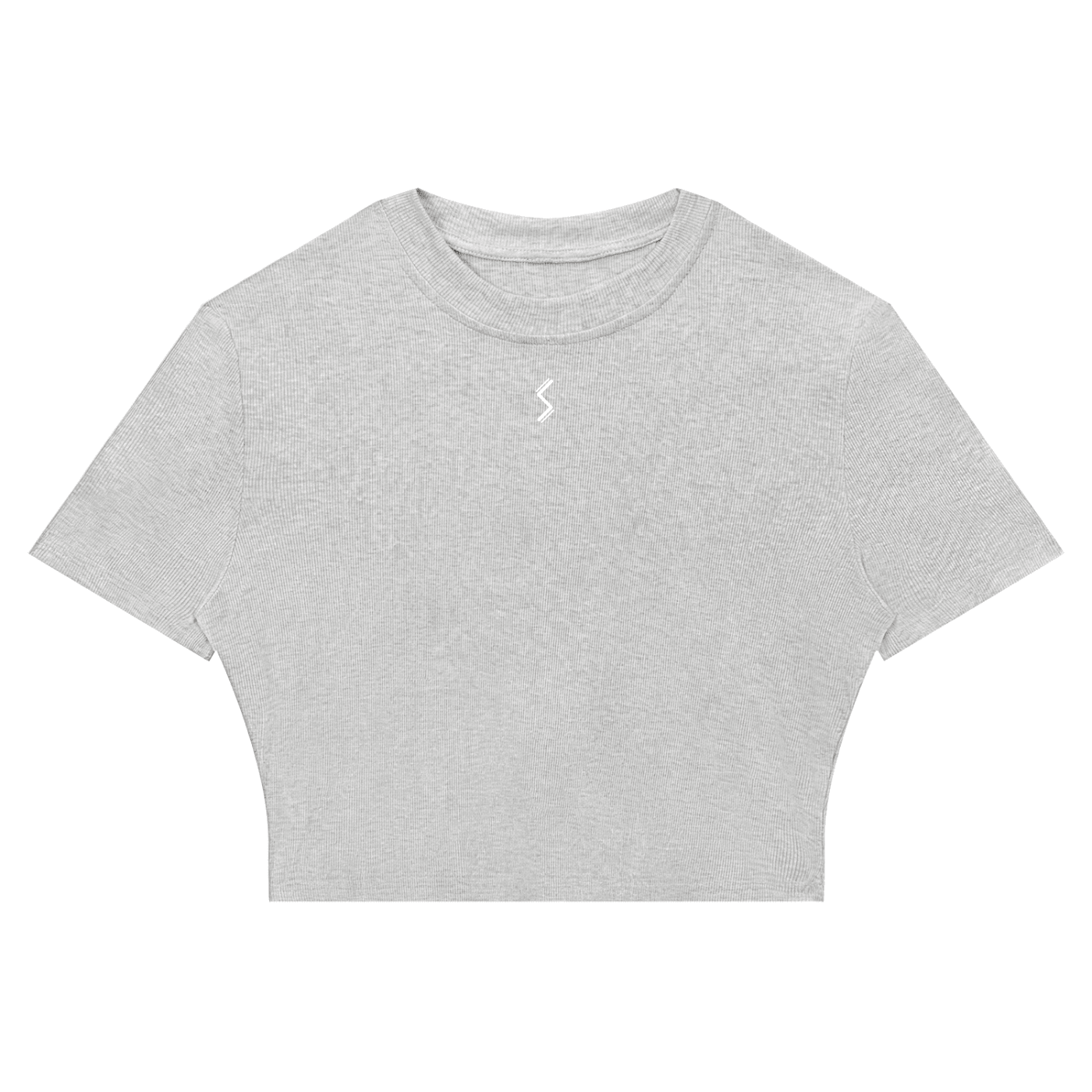 Women's Slim Ribbed Crop T-Shirt - SLEEKZ
