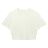 Women's Slim Ribbed Crop T-Shirt - SLEEKZ