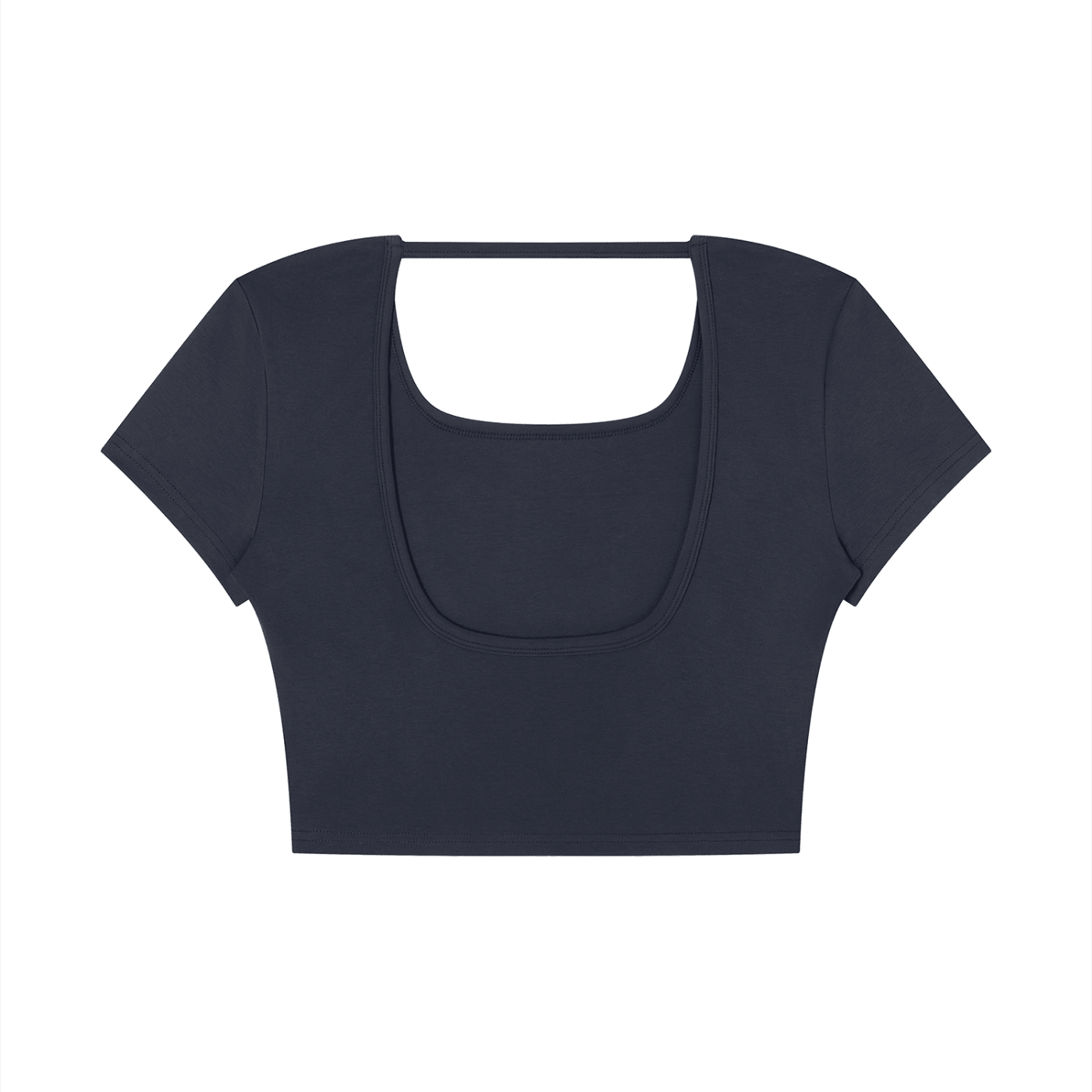 Women's Square Neck Crop T-Shirt - SLEEKZ