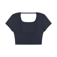 Women's Square Neck Crop T-Shirt - SLEEKZ