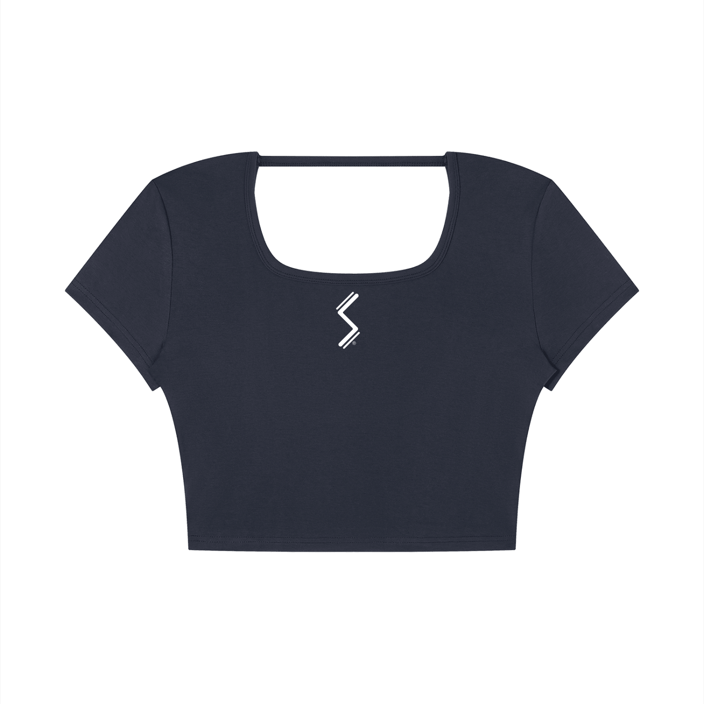 Women's Square Neck Crop T-Shirt - SLEEKZ